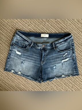 BKE Light Blue Distressed Denim Jeans
